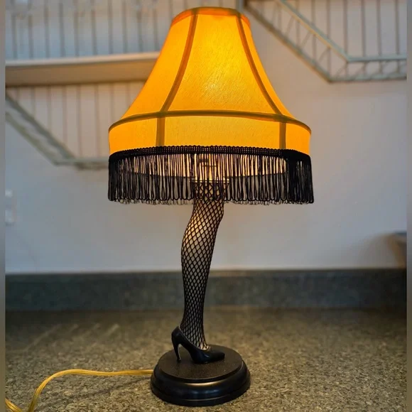 A Christmas Story Leg Lamp with Fringe - Picture 3 of 8